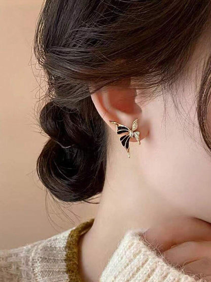 Butterfly Rhinestone Earrings